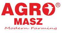Zdjęcie przedstawia logo firmy Agro-Masz