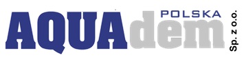 Zdjęcie przedstawia logo firmy Aquadem Polska