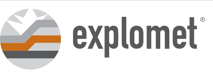 Zdjęcie przedstawia logo firmy Explomet