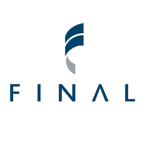 Zdjęcie przedstawia logo firmy Final